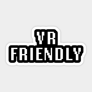 VR friendly Sticker